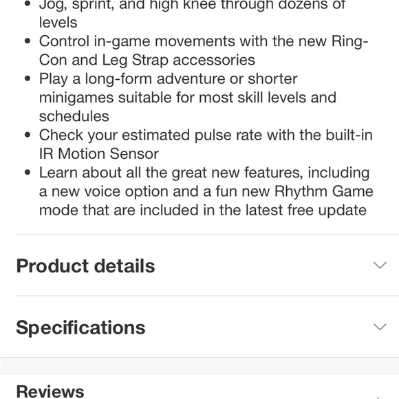 Nintendo Switch RingFit Ring Fit Adventure Video Game NIB - Picture 8 of 8